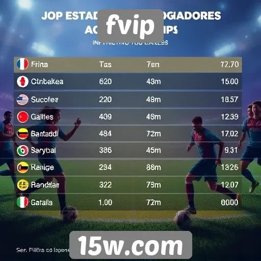 Estatísticas de jogadores ativos no fvip